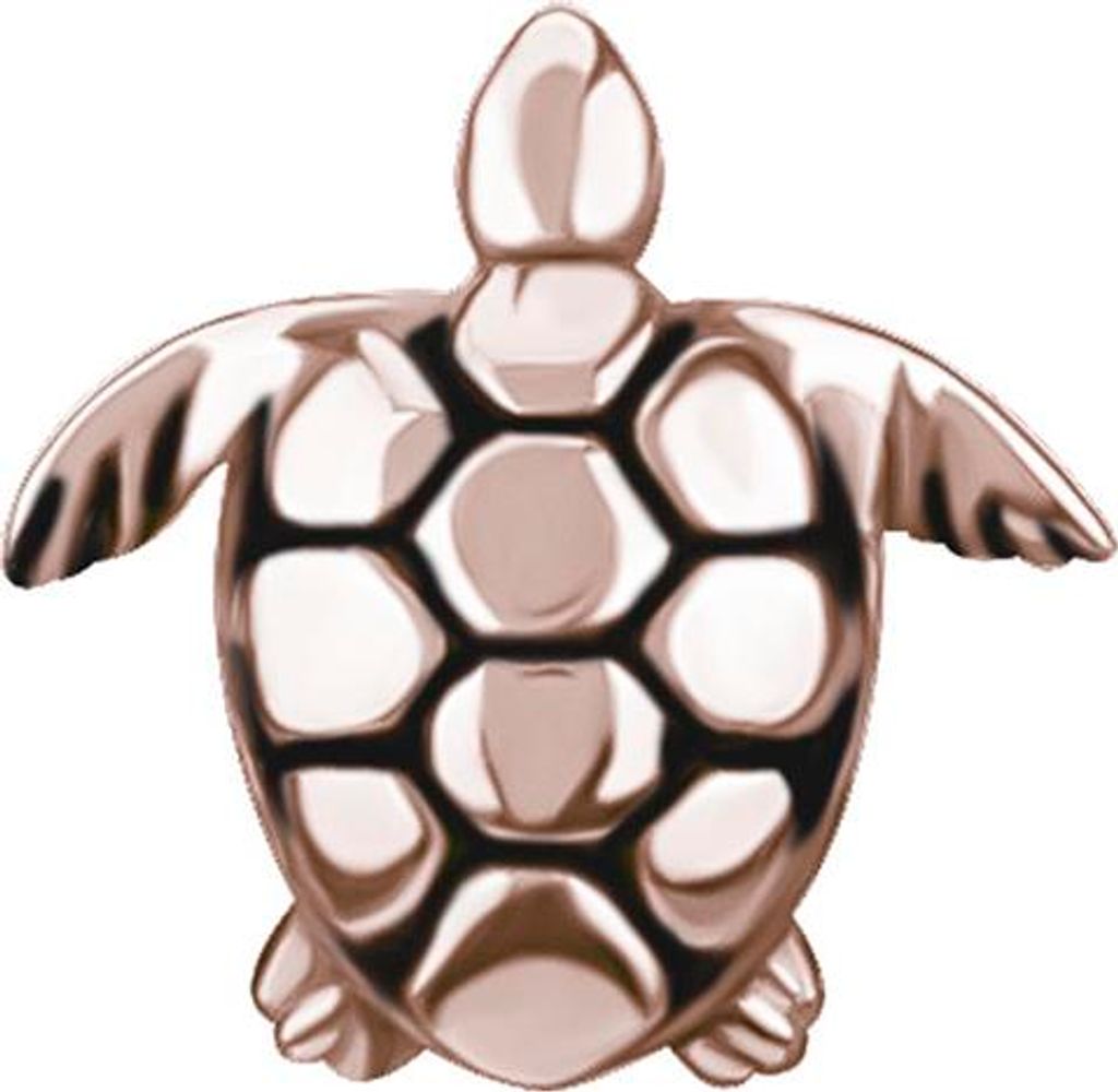 Einschraubmutter - Schildkröte Roségold PI-033