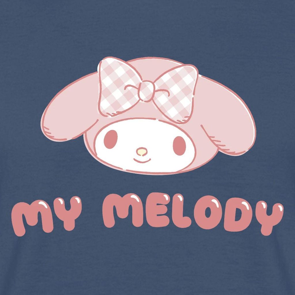 Spreadshirt My Melody Portrait Männer T-Shirt, XL, Dunkles Denimblau