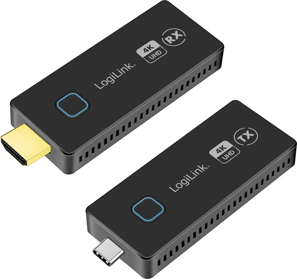 Transmetteur sans Fil HDMI et USB-C LogiLink Portée 30m Plug & Play