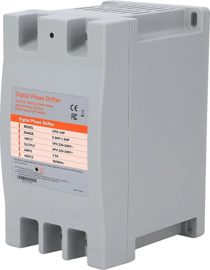 Convertisseur mono-triphasé numérique : commutateur industriel 220V 380V