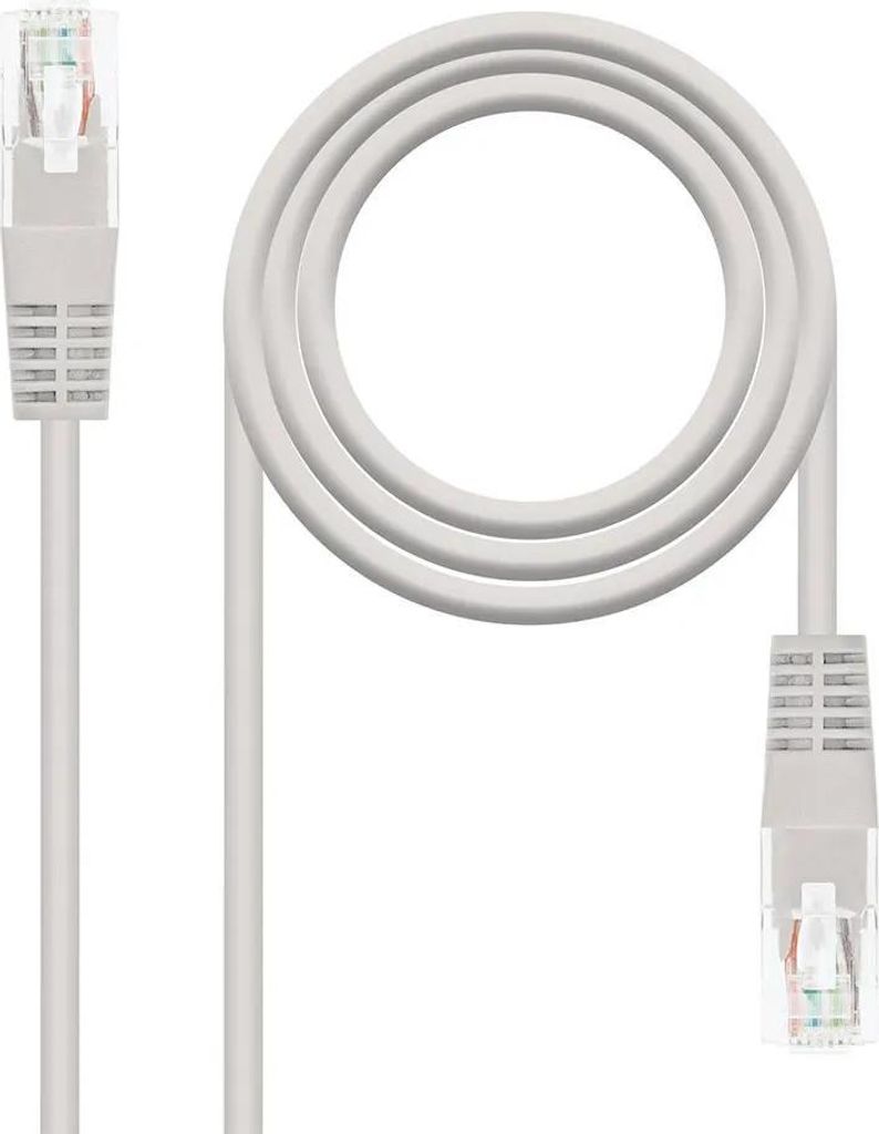 Nanocable 10.20.0100, 0,5 m, Cat5e, U/UTP (UTP), RJ-45, RJ-45, Grau