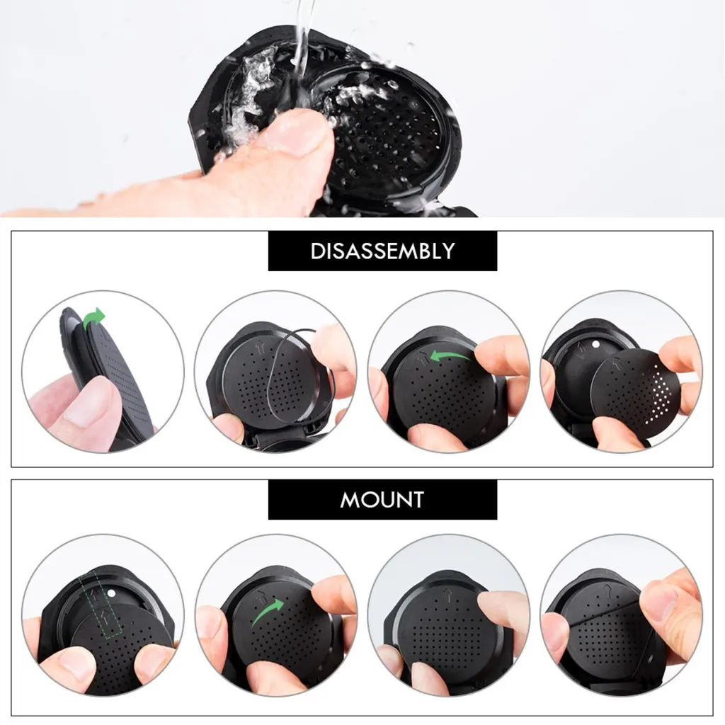 Plateau Café en PP Noir Résistant 10x8x6 cm pour Système Dolce Gusto - 2