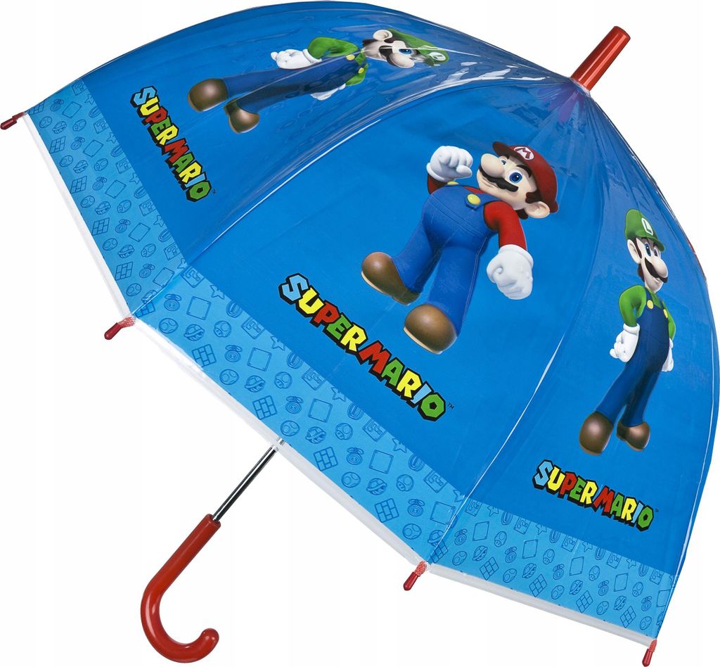 Deštník Nintendo, zvonový deštník, 45 cm, Super Mario Obrázek produktu 