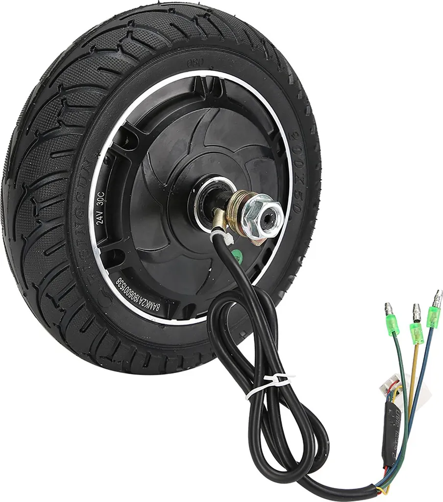 Moteur sans balais 8 pouces pour roue de trottinette électrique pleine
