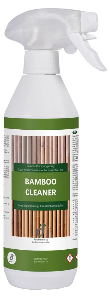 Bamboo CLEANER Bambus Reiniger Entgrauer Reinigungsspray für Bambus Zaun Sichtschutz