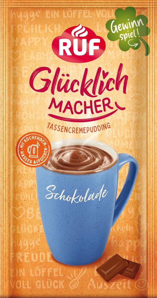 RUF Glücklichmacher Schokolade Tassenpudding