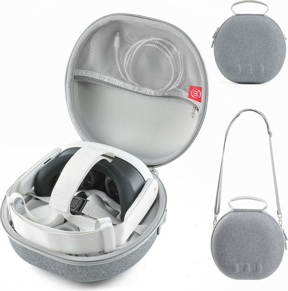 Hartschalenkoffer, kompatibel mit Meta Quest 3-Zubehör, VR-Headsets, Touch-Controllern und anderem Zubehör, ultraschlankes Design für Reisen(G...