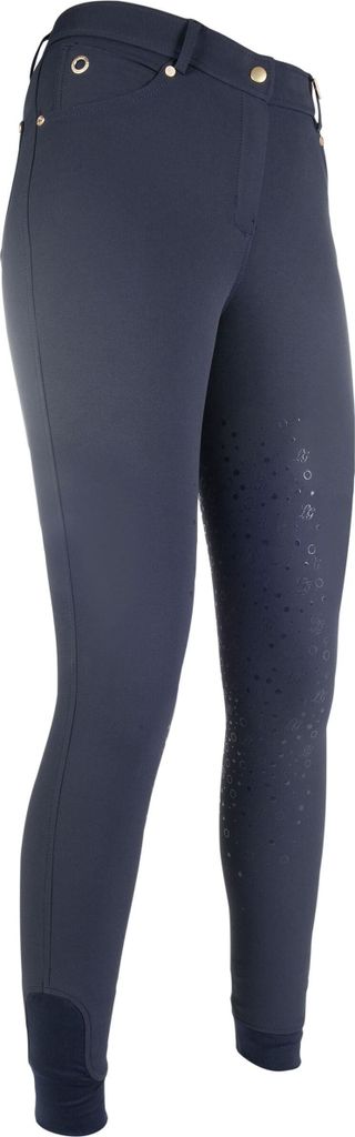 Lauria Garrelli Reithose -LG Basic- Silikon-Vollbesatz, Farbe:6900 dunkelblau, Größe:42