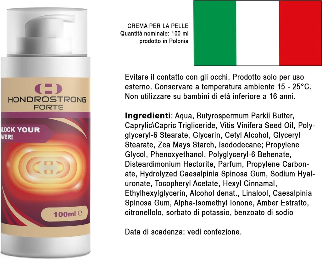 Hondrostrong Forte 500ml Crema Articolare - Formula Potenziata 5 Pack - 4