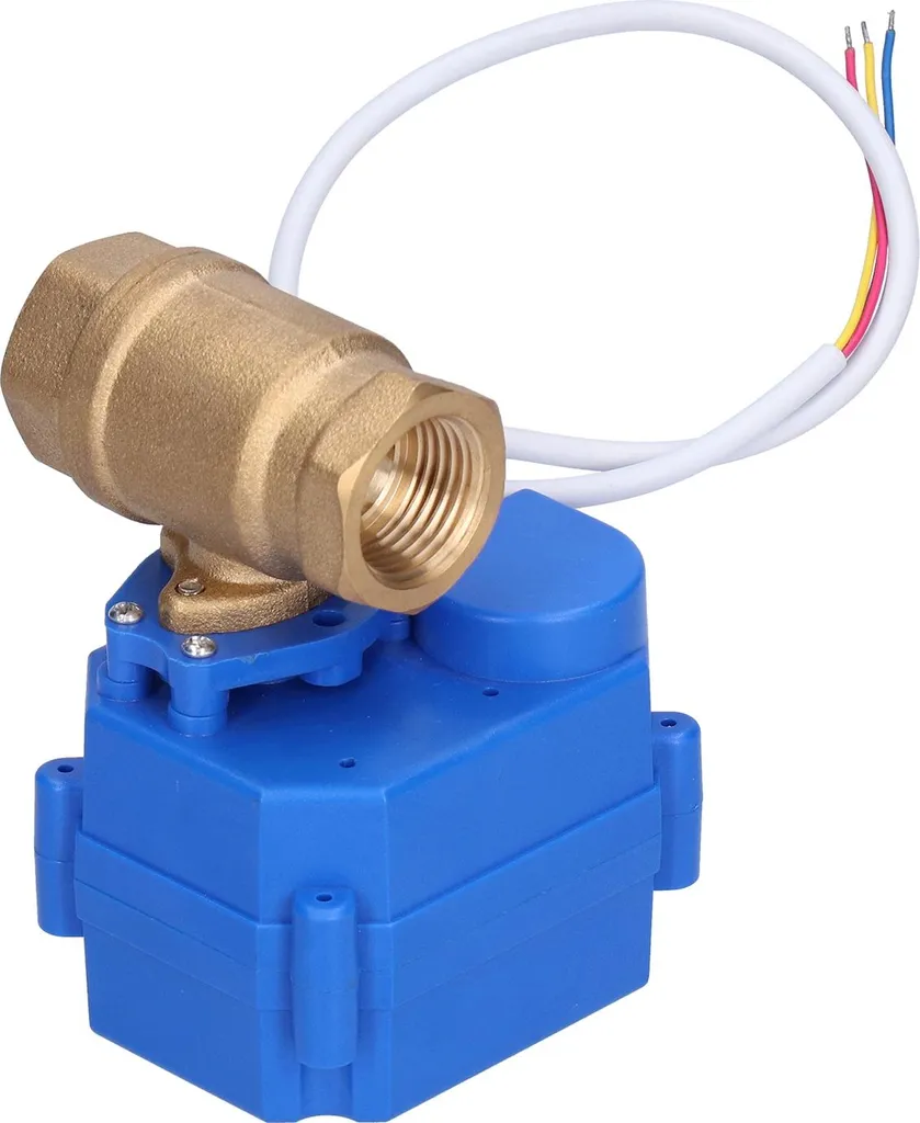 Vanne motorisée DN15 pour domotique et arrosage automatique 9-24V CC