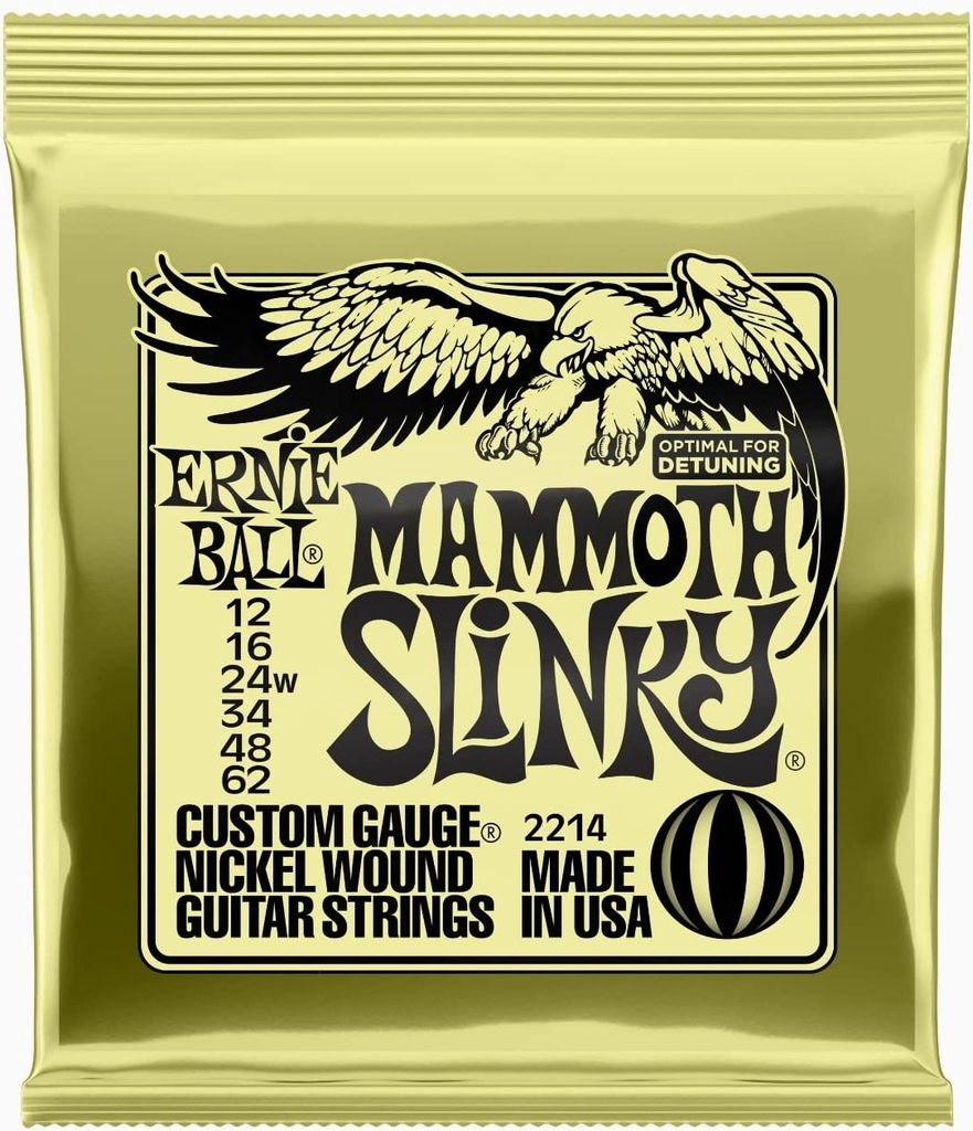 Ernie Ball Mammoth Slinky Nickel Wound Saiten 12-62 (2214)