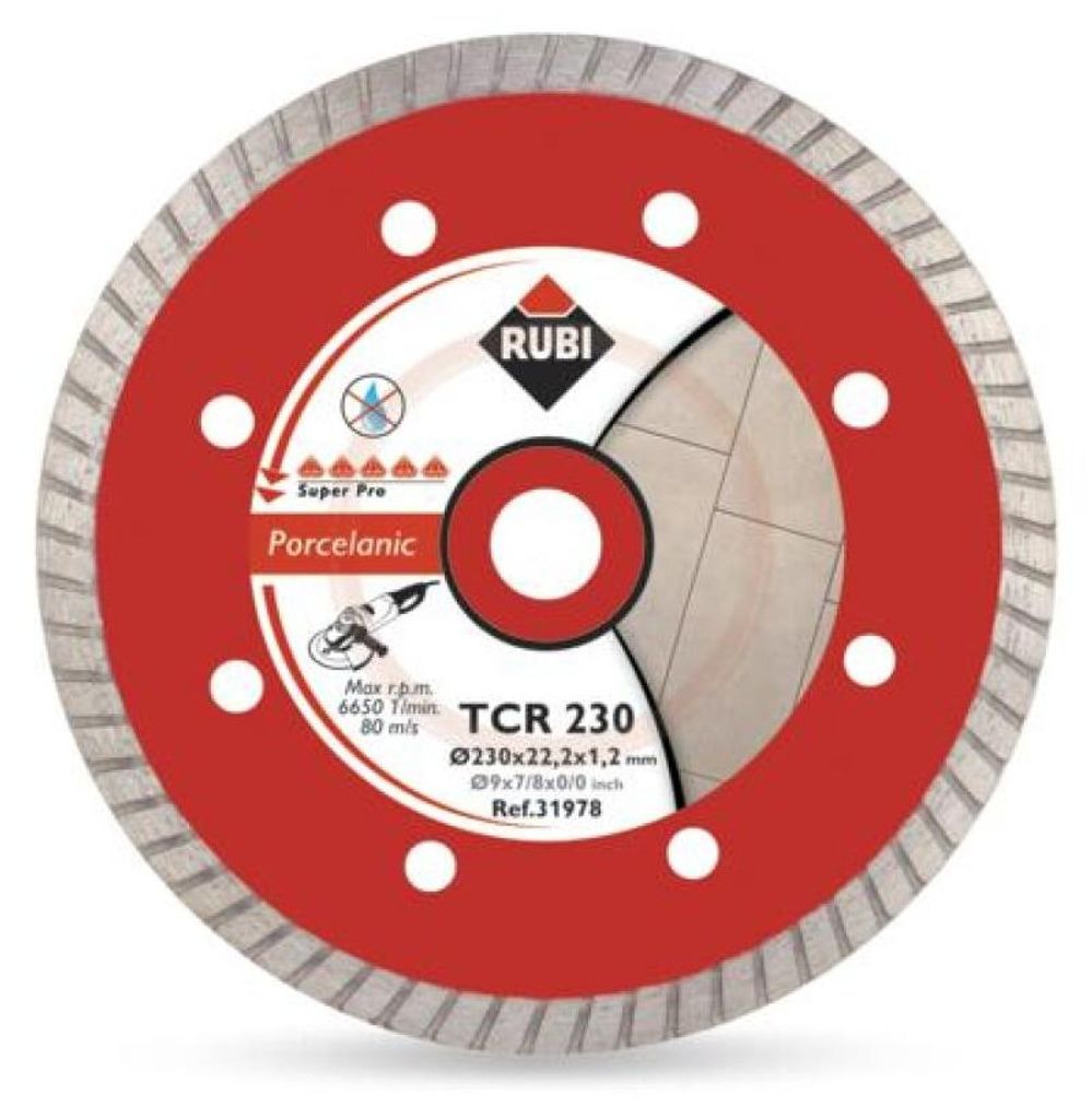 Diamantscheibe Für Feinsteinzeugfliesen Tcr 125Mm Superpro Produktbild 