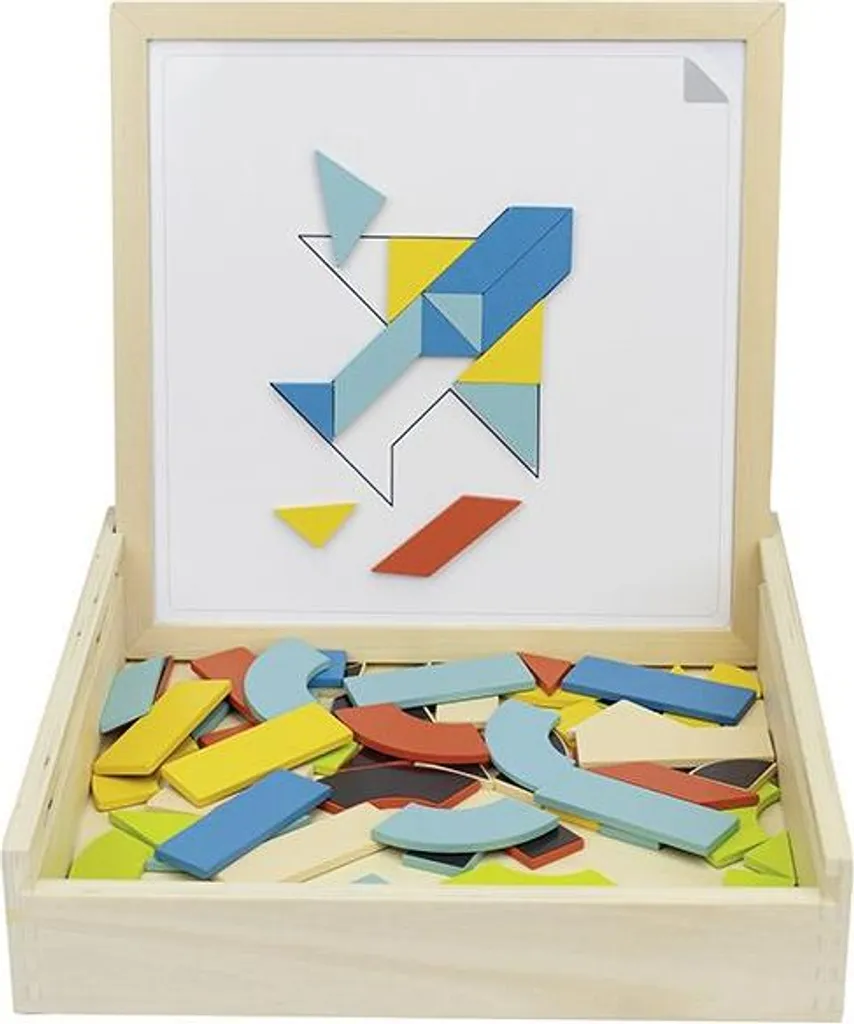 Beleduc Tangeo en bois - Jeu de construction créatif et magnétique - 3
