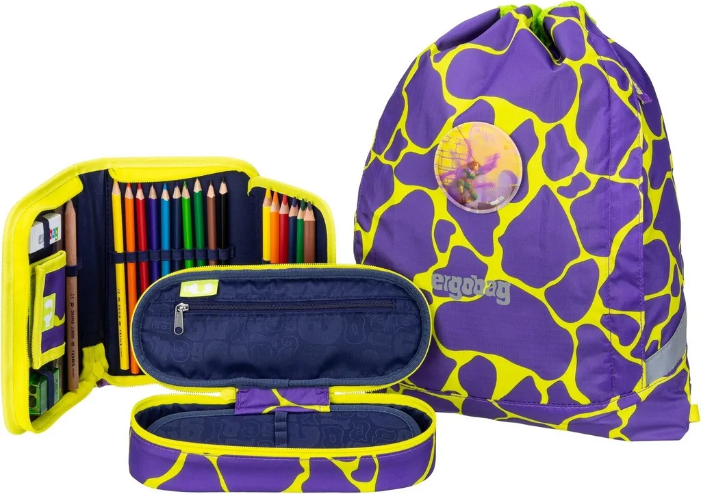 Sac d'école ergonomique Cubo Light Lumi-Edition SuBärkraft ergobag 19L - 13
