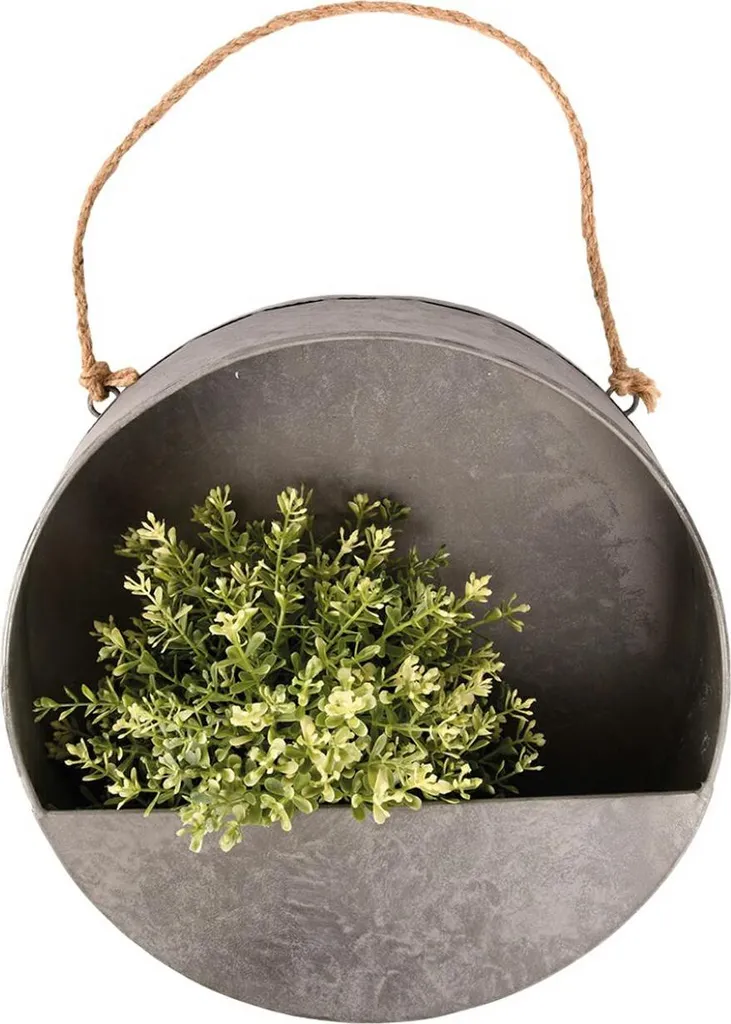 Pot de fleurs mural anti-rouille pour gagner de la place 30 cm
