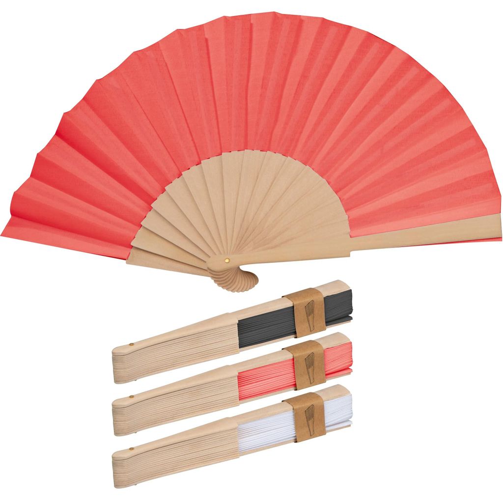 3x Aufklappbarer Papierfächer / Handfächer / je 1x weiß, Produktbild 