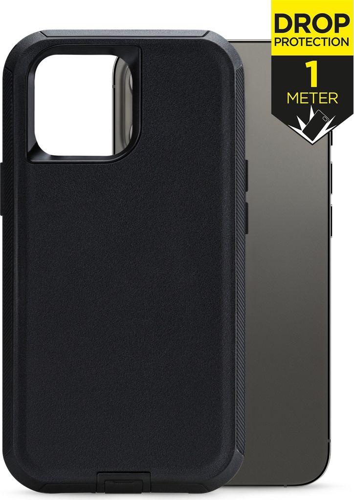 Mobilize Defender iPhone 13 Pro Hülle Hardcase Backcover Stoßfest - Schwarz