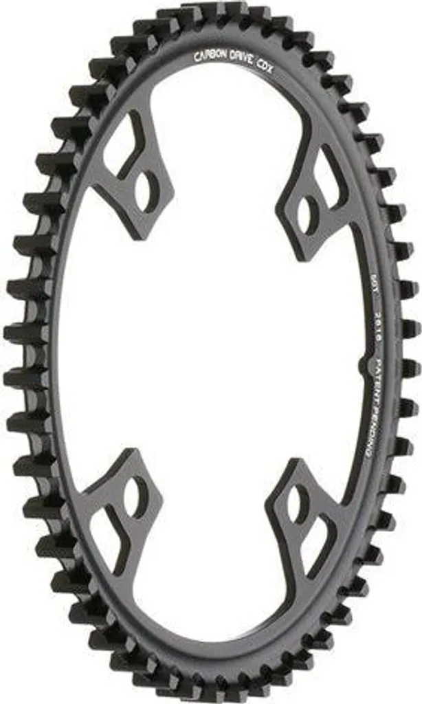 Plateau de transmission Gates CDX 50 dents 4 trous BCD 104 mm noir