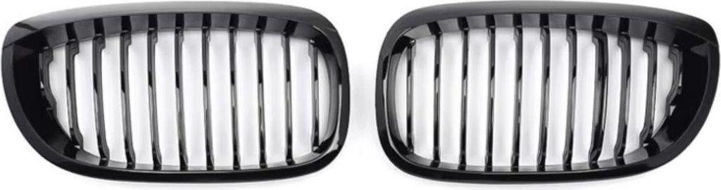 Frontstoßstangen-Niergrille – Glänzend Schwarz – für BMW E46 325ci/330ci 3er Serie 2-Türer LCI (2002–2006) – Sportlich & Modern