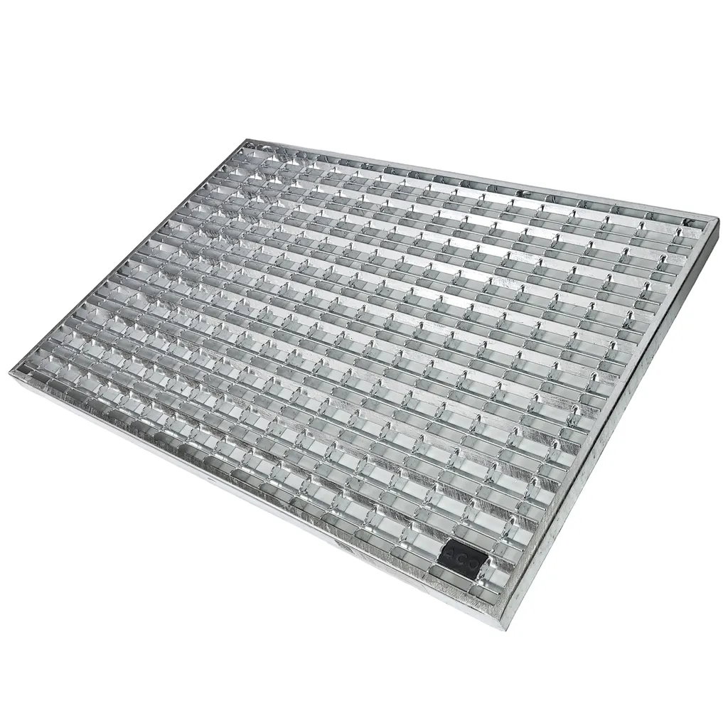 Paillasson Grille Extérieure en Acier Galvanisé 60x40 cm ACO Vario 2.0