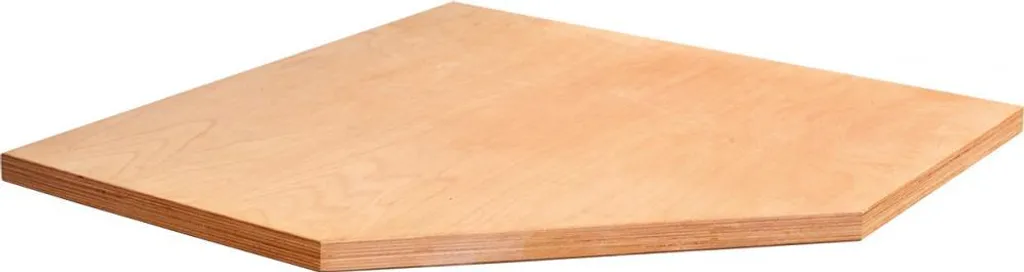 Plan de travail VAR MO-52284 pour meuble d'angle bois 865x865x40 mm