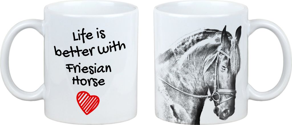 Braunes Pferd - Tasse mit Pferd, Tasse mit Bild, personalisiertes Geschenk der Marke Art-Dog