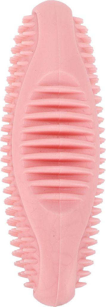 Seegurken Hundekauspielzeug, Zahnreinigungs Spielzeug, Anti-Langeweile Kauspiel, Interaktiv, für kleine Hunde, Rosa