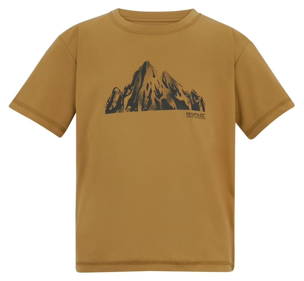 Regatta - "Alvarado" T-Shirt für Kinder RG12923 (140) (Holzbraun)