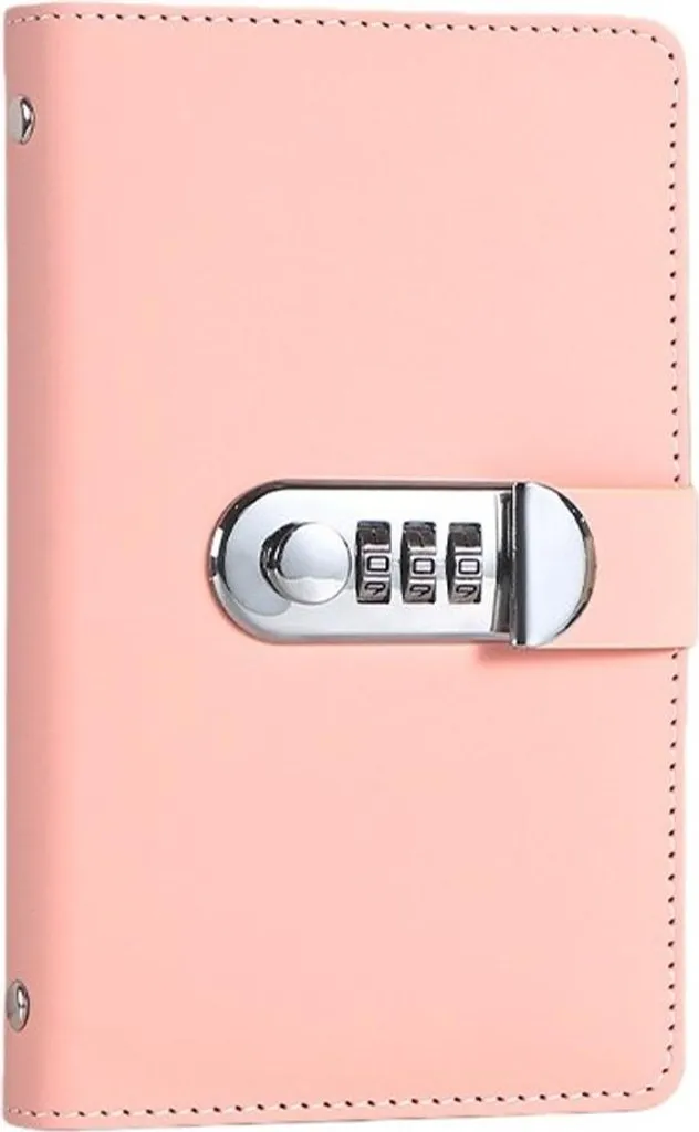 Organizer Cassa A6 Rosa INF con Serratura - Gestione Budget Elite