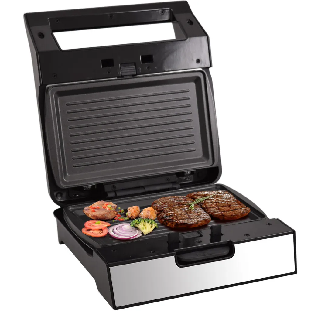 Gril de table pour viandes et paninis Gusto à plaques interchangeables - 12