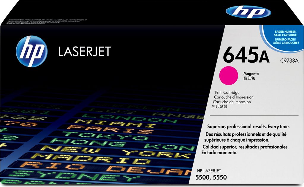 HP 645A - Magenta - original - LaserJet - Tonerpatrone Produktbild 