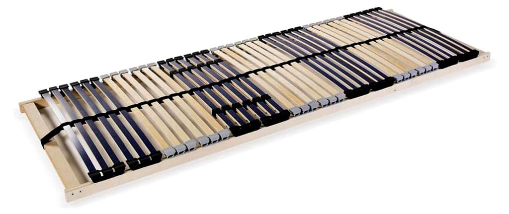 Lattenrost ohne Matratze mit 42 Latten und 7 Zonen 70x200 cm