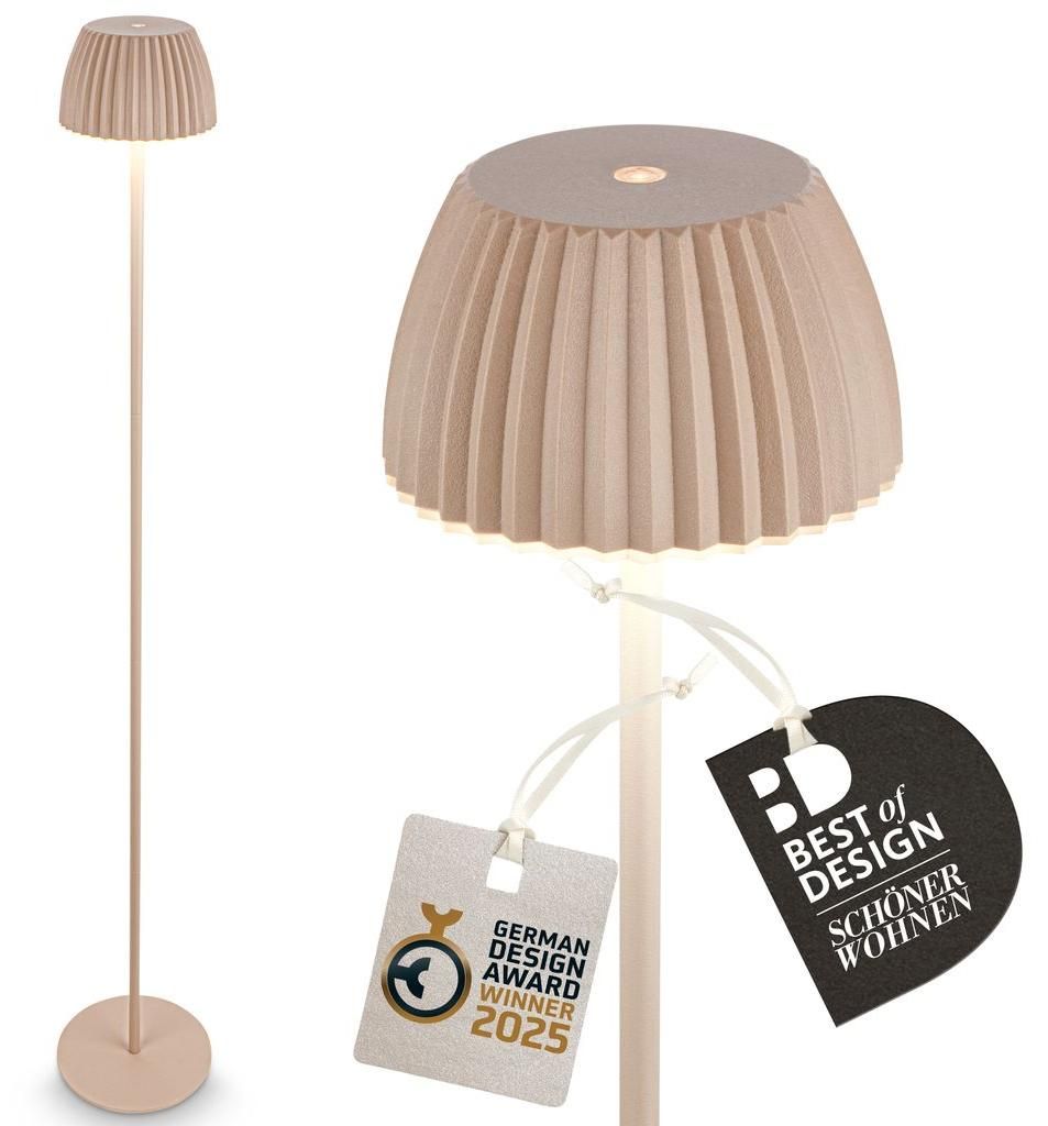 Briloner CHAMP LED Lampadaire sans fil IP44, variateur, Image du produit 