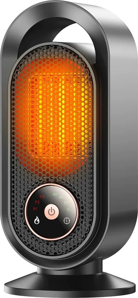 Radiateur soufflant céramique 1000W portable avec 3 niveaux de chauffe