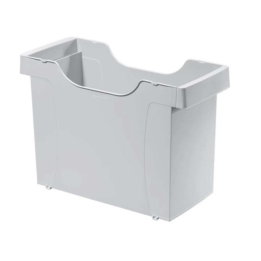 Boîte pour dossiers suspendus polystyrène gris - Leitz Uni Plus 1908