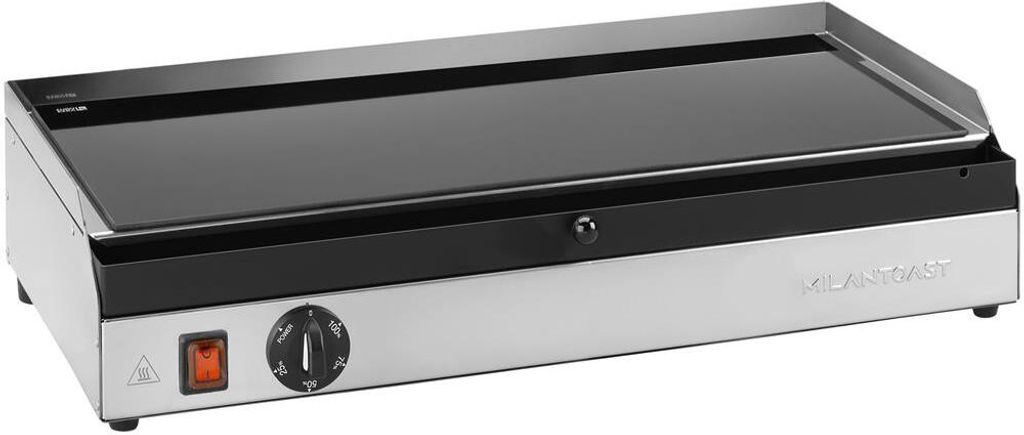 MILANTOAST-Doppelte glatte Glaskeramikplatte 59x28cm 220-240v 50 / 60hz 1,8kw