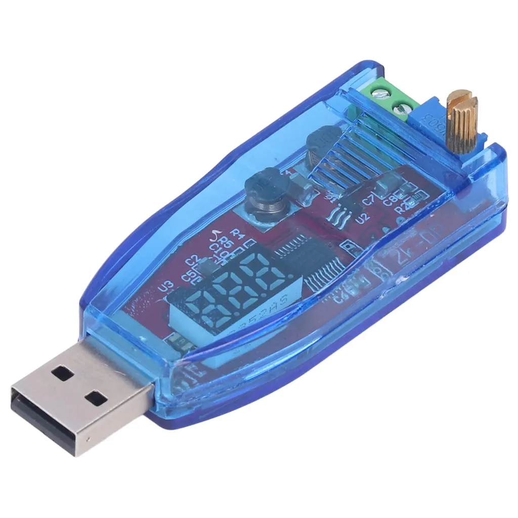 Modulo Alimentazione USB Regolabile - Convertitore DC-DC Buck Boost - 5