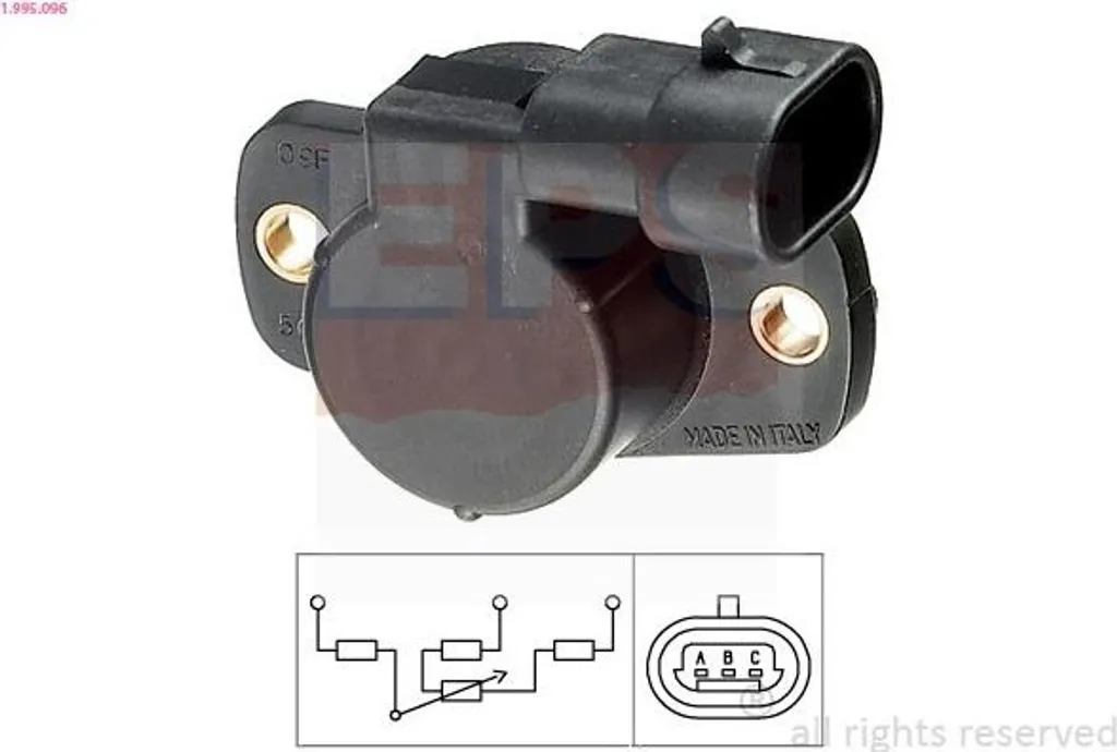 Capteur papillon Fiat 500 Panda Punto 1.2 1.4 pour ralenti stable 03-