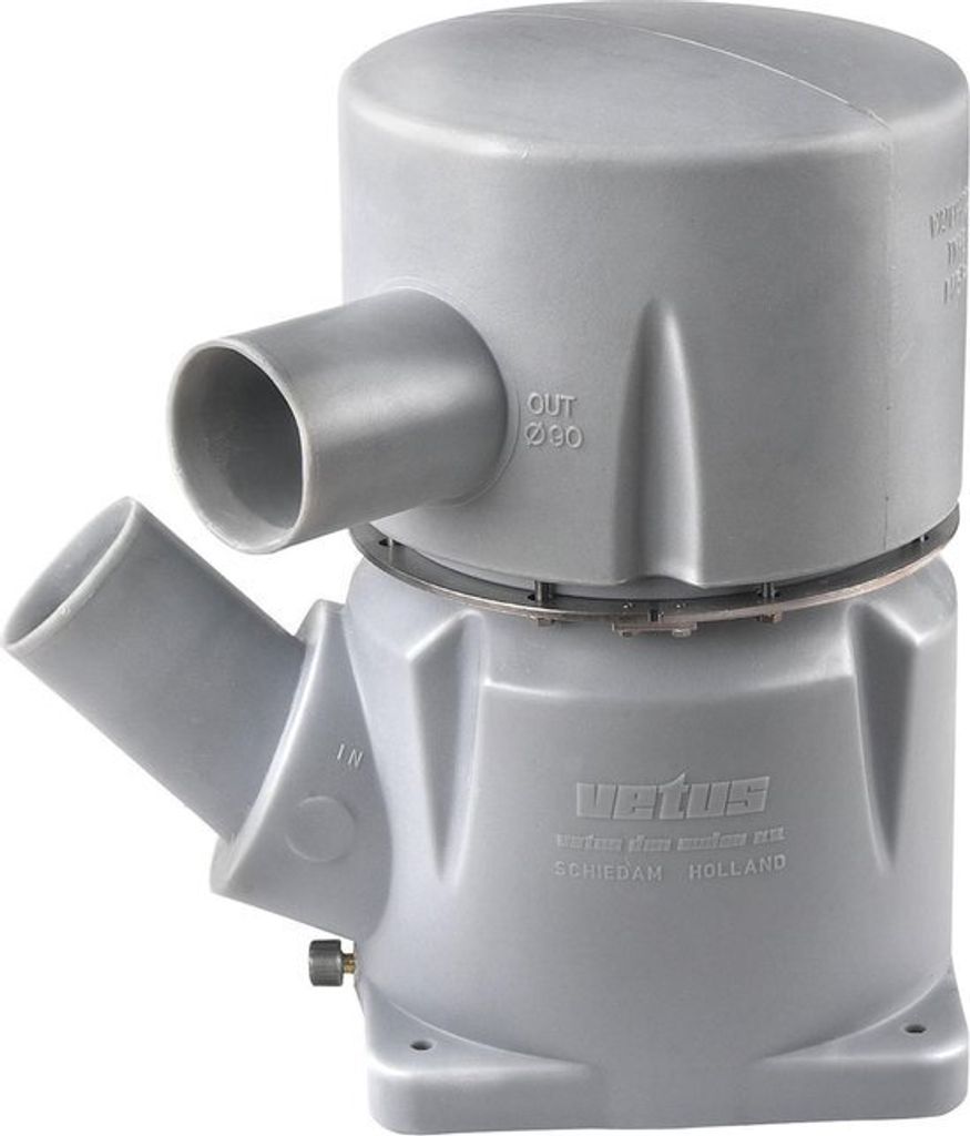 VETUS MGS Schleuse mit Einlauf Ø 127 mm und Auslauf Ø 152 mm