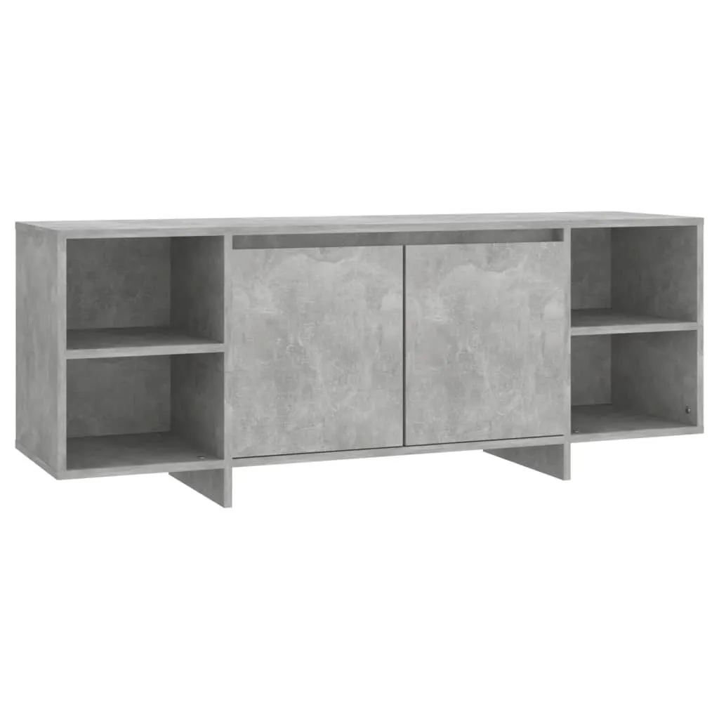 SYFAX™ Mobile TV Grigio Cemento 130x35x50 cm in Truciolato