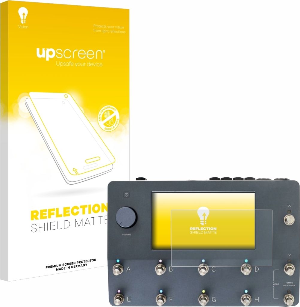 upscreen Schutzfolie für Neural DSP Quad Cortex Displayschutz Displayschutzfolie Folie Matt Entspiegelungsfolie