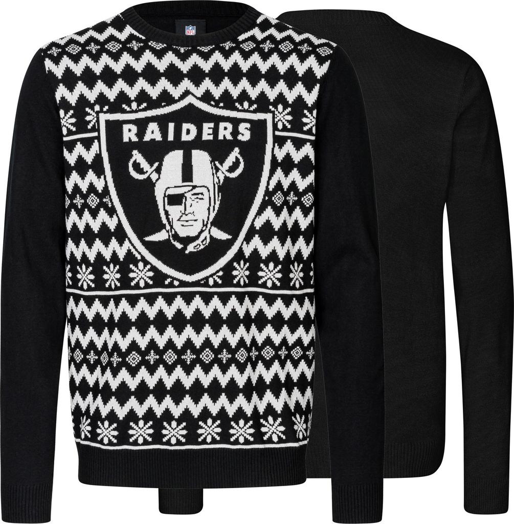 NFL Las Vegas Raiders Ugly Sweater Big Logo 2-Color Produktbild 3
