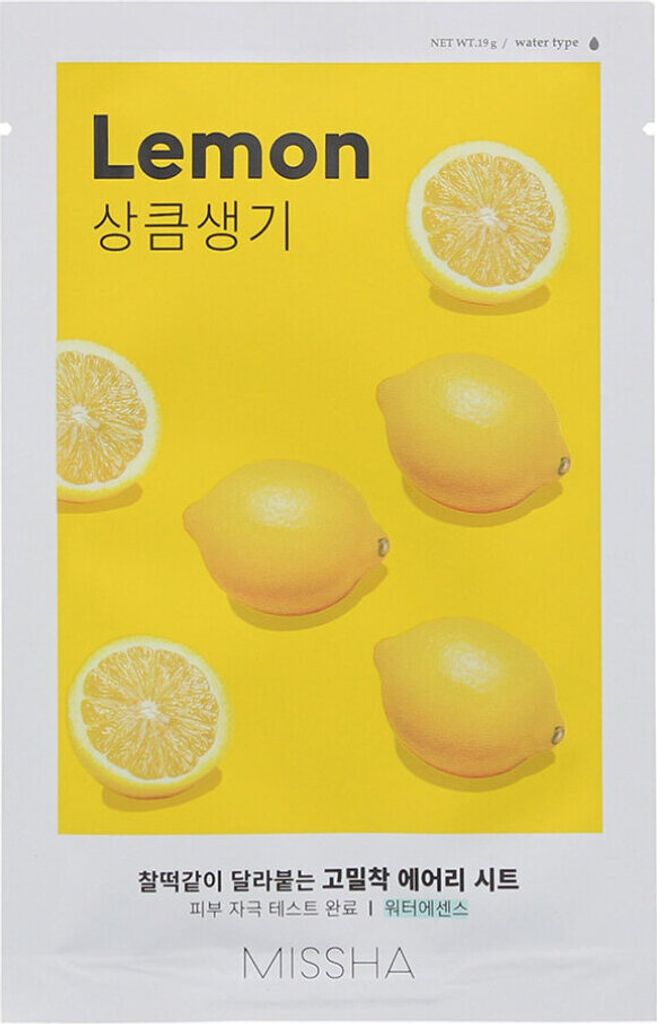 Missha Airy Fit Lemon Sheet Mask 19g Produktbild 