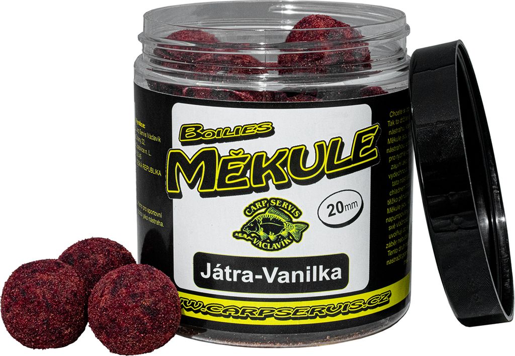 Karpfen Servis Václavík boilies Měkule Játra-Vanilka 140g 4973