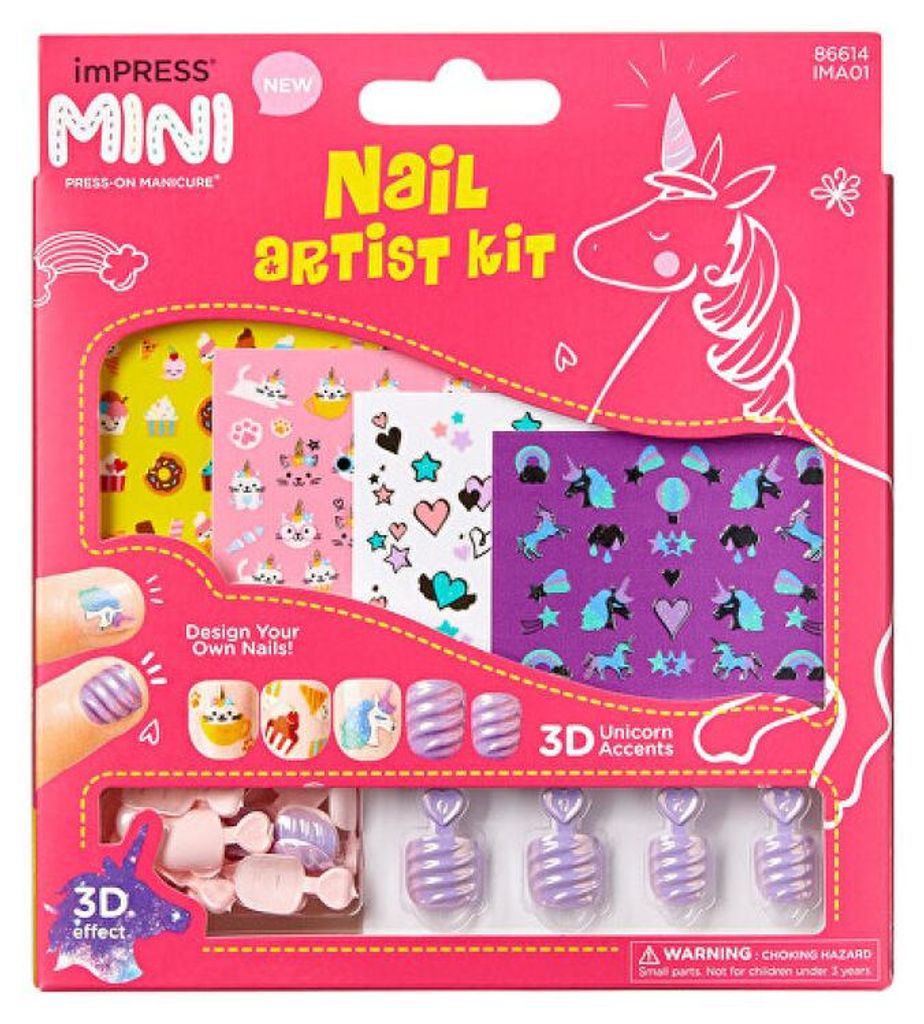 Kiss | Selbstklebende Nägel für Kinder - Kit mit Produktbild 