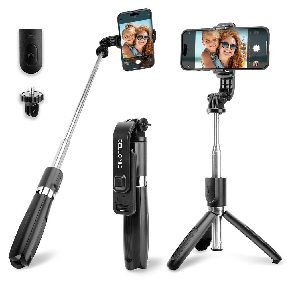 CELLONIC Selfie stick e treppiede per cellulari e action Immagine del prodotto 