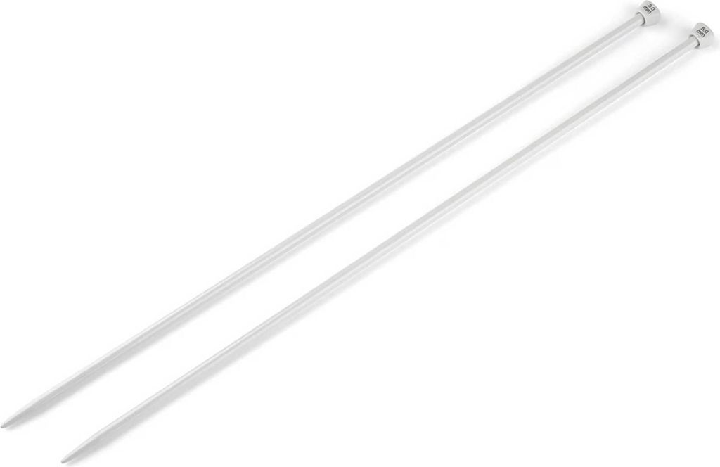 Stricknadeln Aluminium gerade 35cm Stärke 2-10 mm 1 Paar