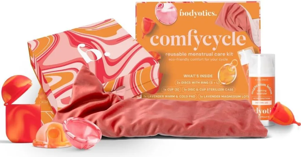 Disque menstruel réutilisable Bodyotics Comfycycle : kit d'entretien 6 pcs