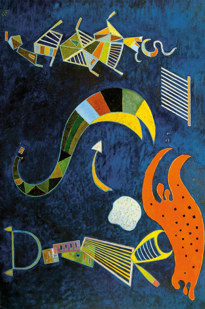 Wassily Kandinsky Kunstdruck Bild - Mit Dem Pfeil, 1943 (120 x 180 cm)