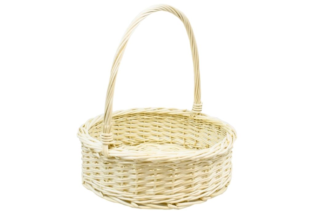 Geschenkkorb Weidenkorb  Präsentkorb Marbella gebleicht 38 Produktbild 